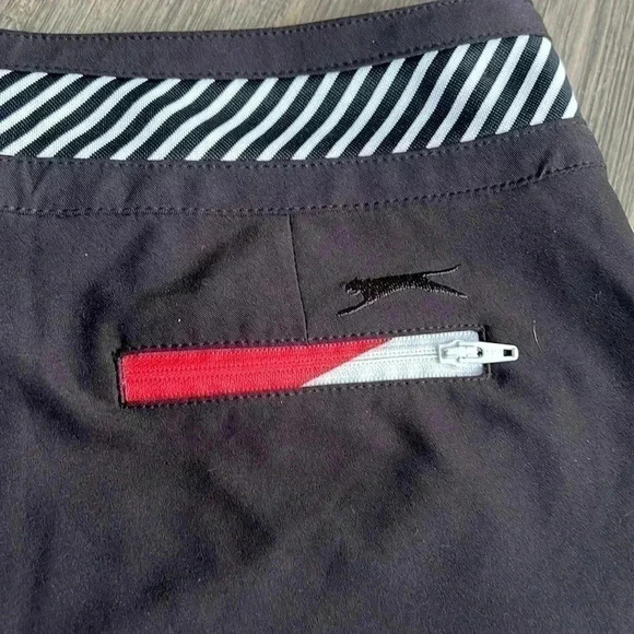 SLAZENGER |  Vintage Black Golf Sport Shorts - Picture 8 of 9